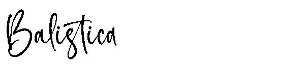 Balistica字体