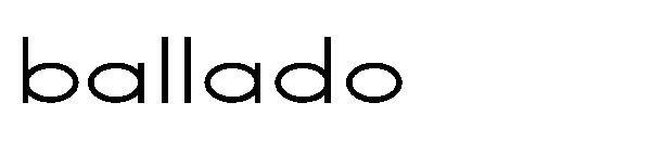 ballado字体