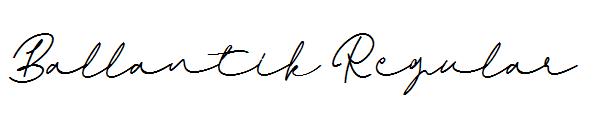 Ballantik Regular字体