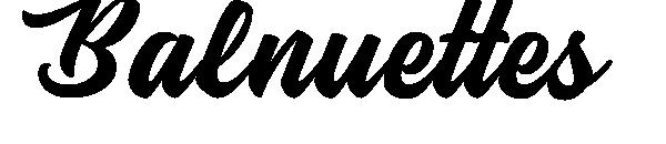 Balnuettes字体