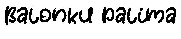 Balonku Dalima字体