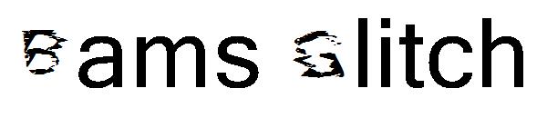 Bams Glitch字体