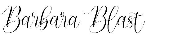 Barbara Blast字体