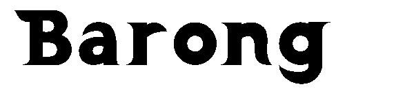 Barong字体