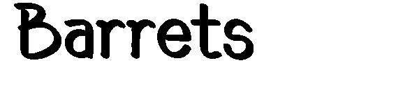 Barrets字体