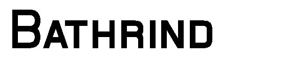 Bathrind字体