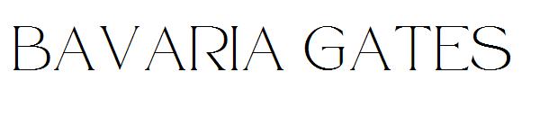 Bavaria Gates字体