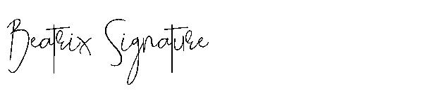Beatrix Signature字体