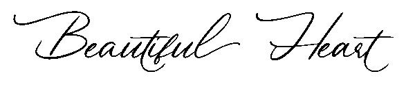 Beautiful Heart字体