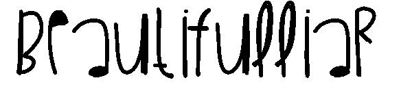 BeautifulLiar字体