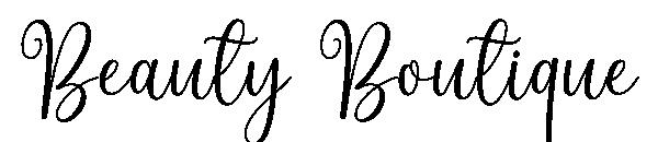 Beauty Boutique字体