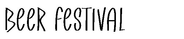 Beer Festival字体