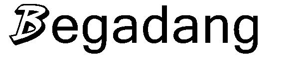 Begadang字体