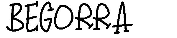 Begorra字体