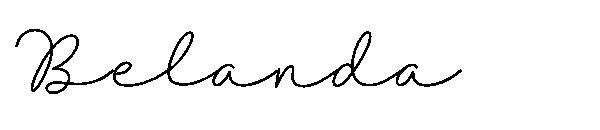 Belanda字体