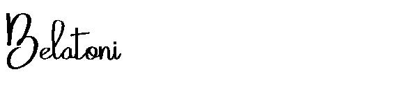Belatoni字体