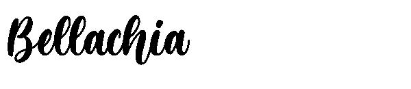 Bellachia字体