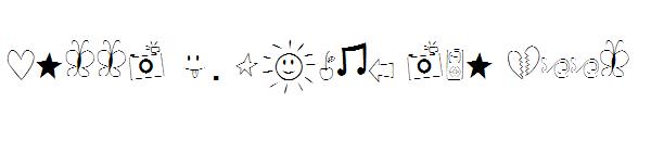 Bella K. Dings Are Cool字体