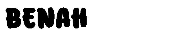 BENAH字体