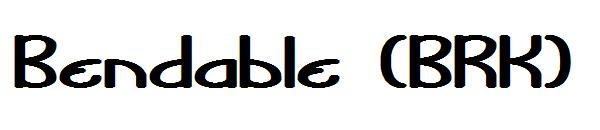 Bendable (BRK)字体