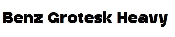 Benz Grotesk Heavy字体