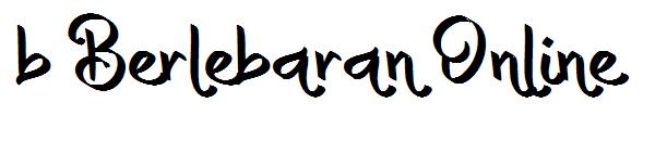 b Berlebaran Online字体