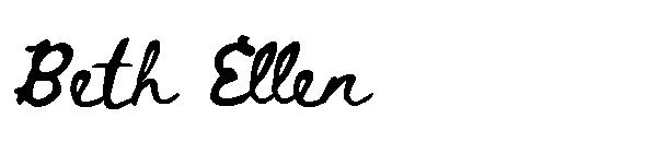 Beth Ellen字体