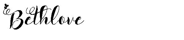 Bethlove字体