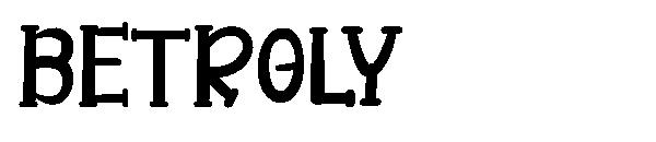 BETROLY字体