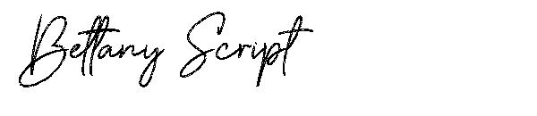 Bettany Script字体