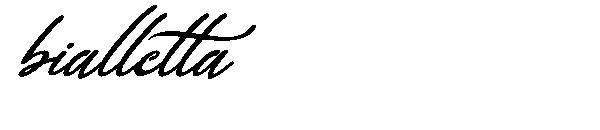 bialletta字体