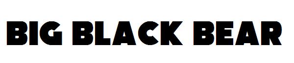 Big Black Bear字体