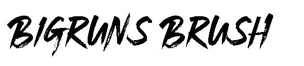 Bigruns Brush字体