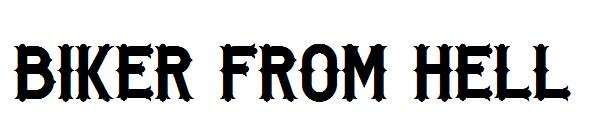 Biker from Hell字体