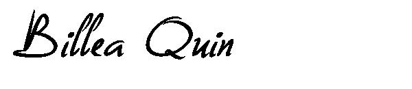 Billea Quin字体