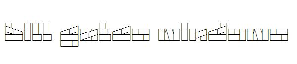 bill gates windows字体