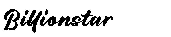 Billionstar字体