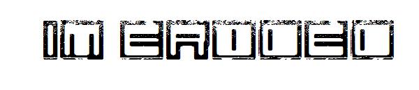 Bim eroded字体