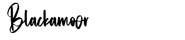 Blackamoor字体