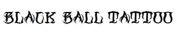 Black Ball Tattoo字体