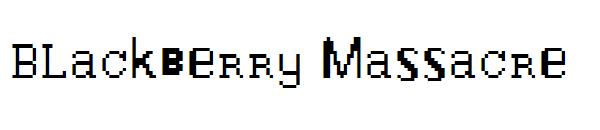 Blackberry Massacre字体