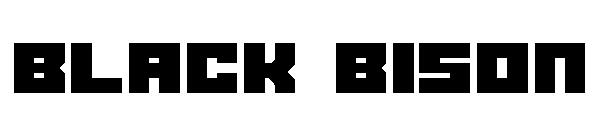 Black bison字体