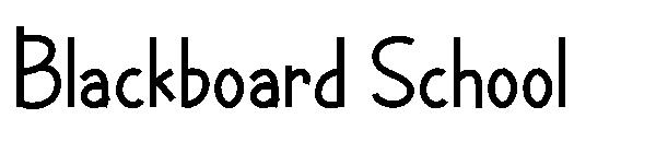 Blackboard School字体