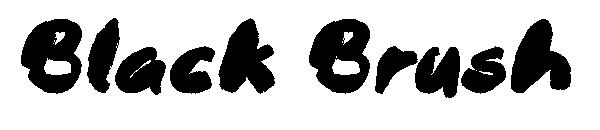 Black Brush字体
