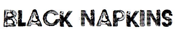 BLACK NAPKINS字体