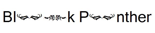 Black Panther字体