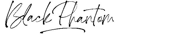 Black Phantom字体