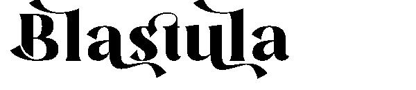 Blastula字体