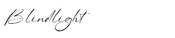 Blindlight字体
