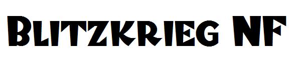 Blitzkrieg NF字体